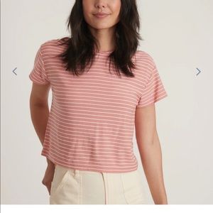 MARINE LAYER LIGHT WEIGHT STRIPED TEE